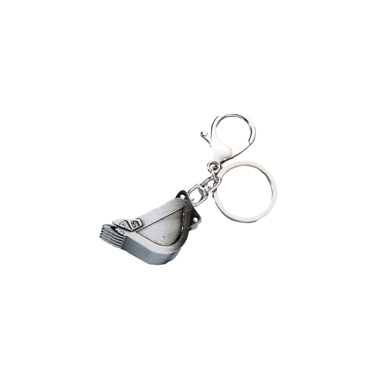 “Push Metal” Bulldozer Keychain – Mini Machine Pendant – rugged keychain for operators, truckers, or gearheads