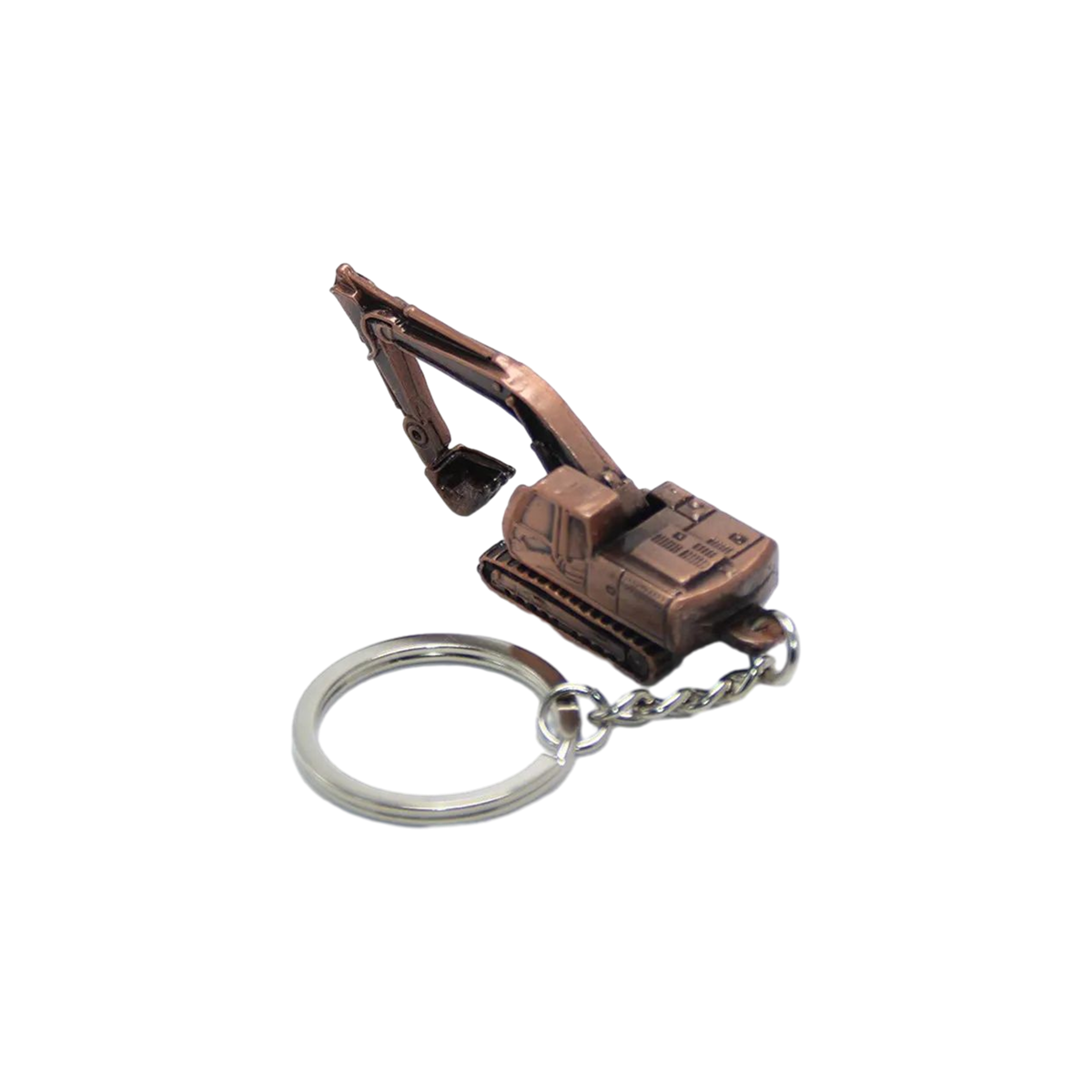 Operator-Ready 3D Excavator Keychain – rugged keychain for operators, truckers, or gearheads