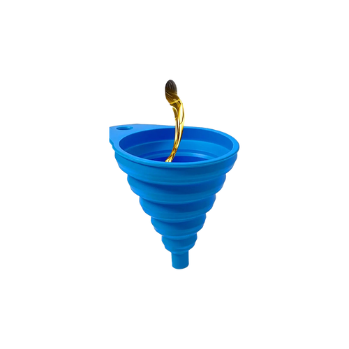 2pc Foldable Silicone Funnels – gear built for heavy equipment operators and mechanics