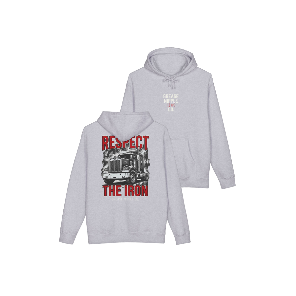 GNCO (RESPECT THE IRON) - Heavyweight Hooded Sweatshirt