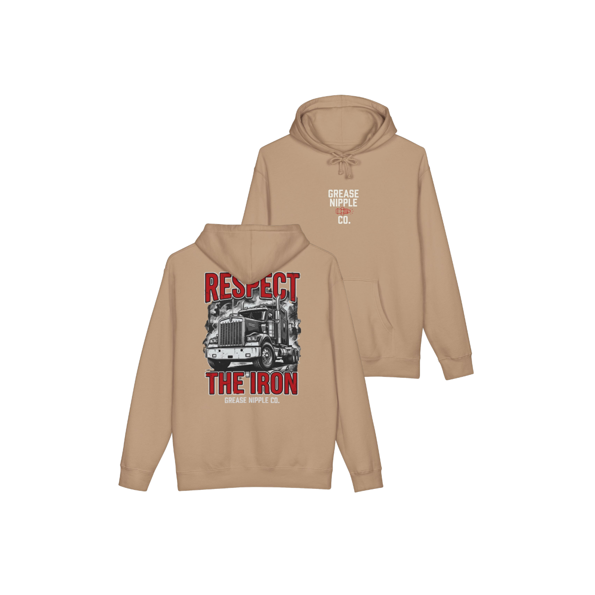 GNCO (RESPECT THE IRON) - Heavyweight Hooded Sweatshirt