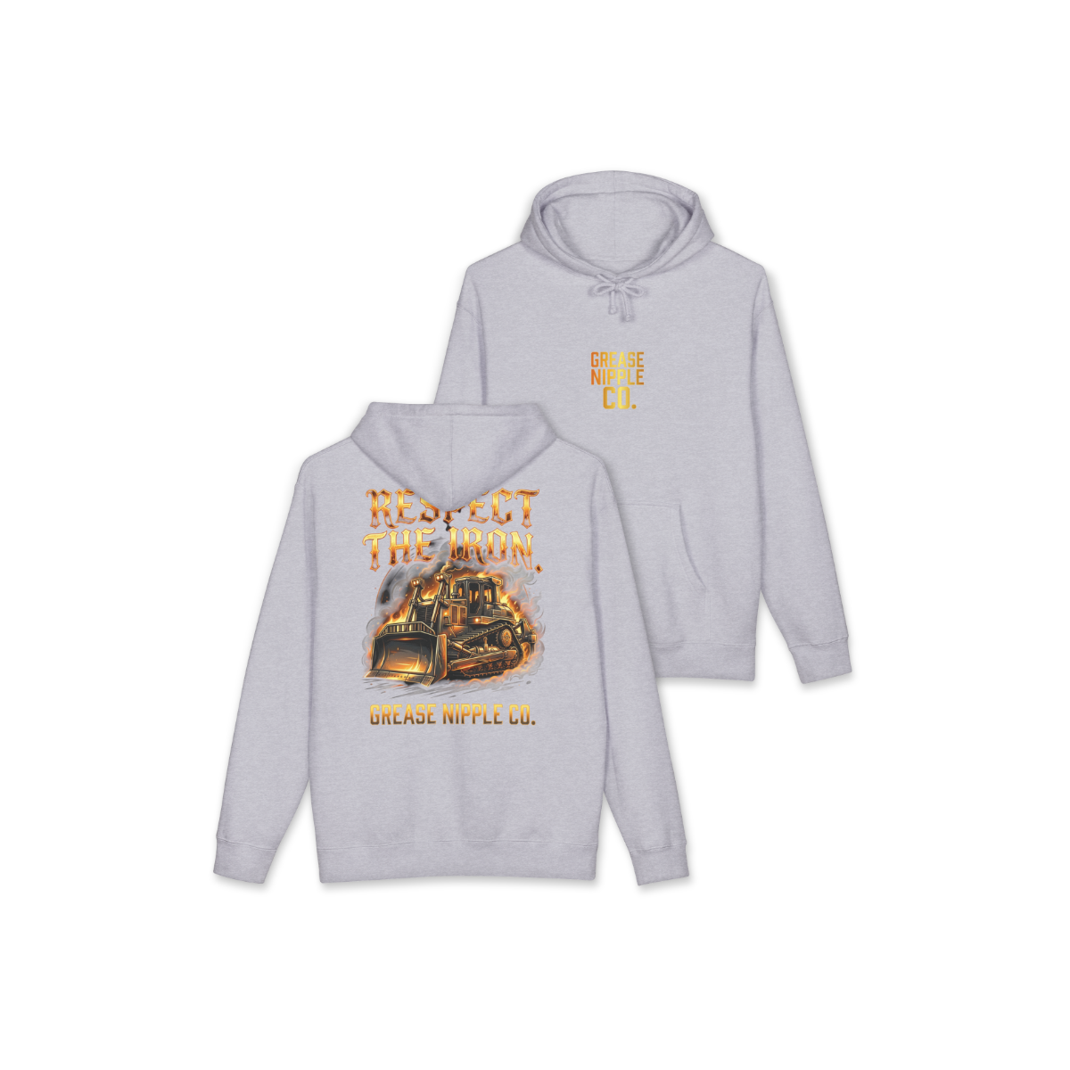 GNCO (RESPECT THE IRON) - Heavyweight Hooded Sweatshirt