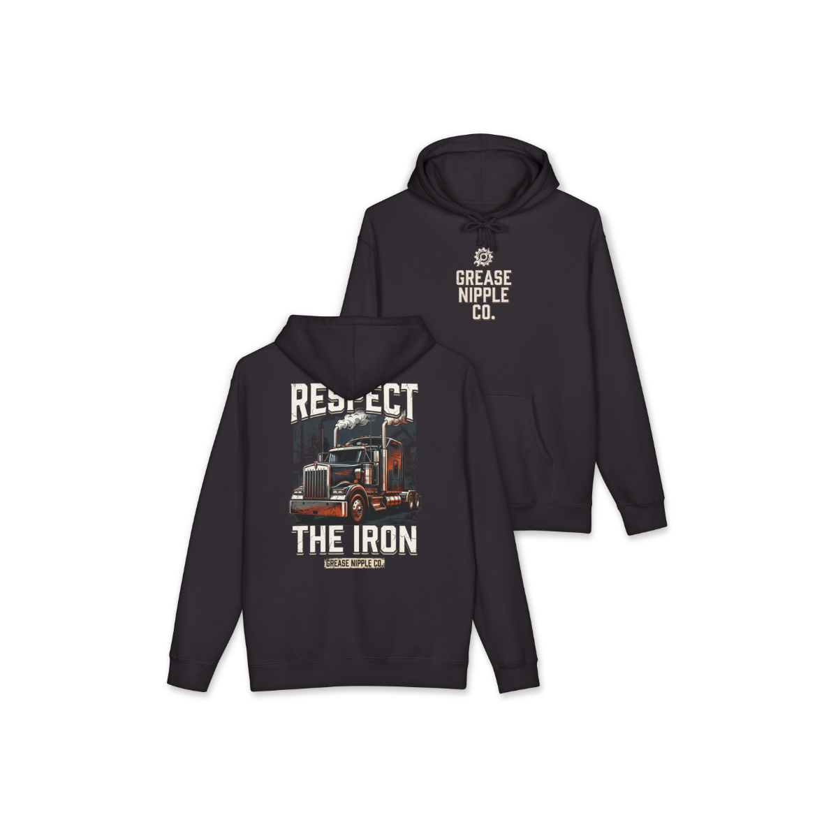 GNCO (RESPECT THE IRON) - Heavyweight Hooded Sweatshirt