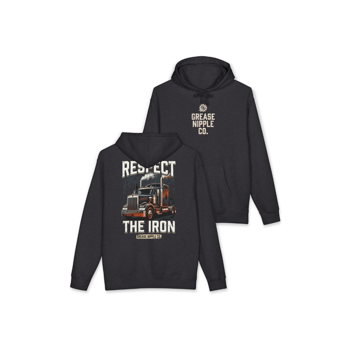GNCO (RESPECT THE IRON) - Heavyweight Hooded Sweatshirt