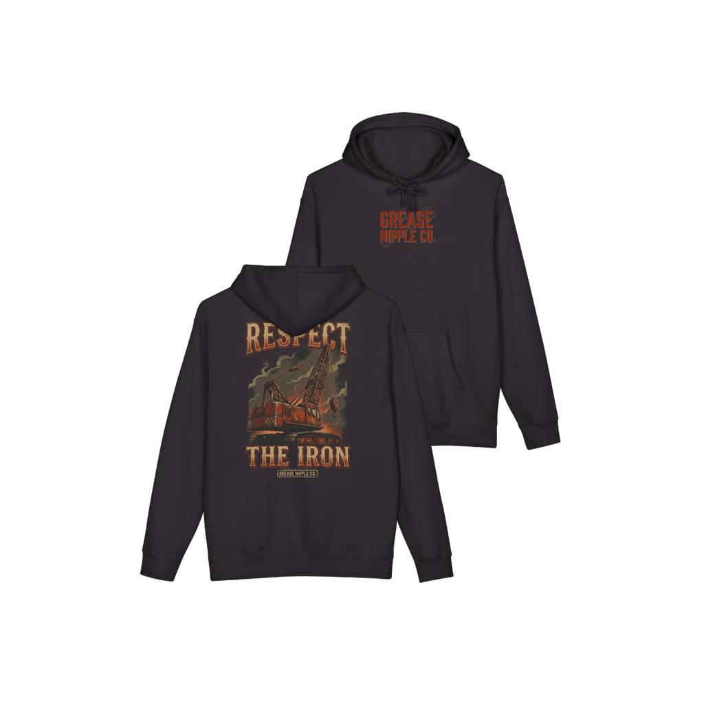 GNCO (RESPECT THE IRON) - Heavyweight Hooded Sweatshirt