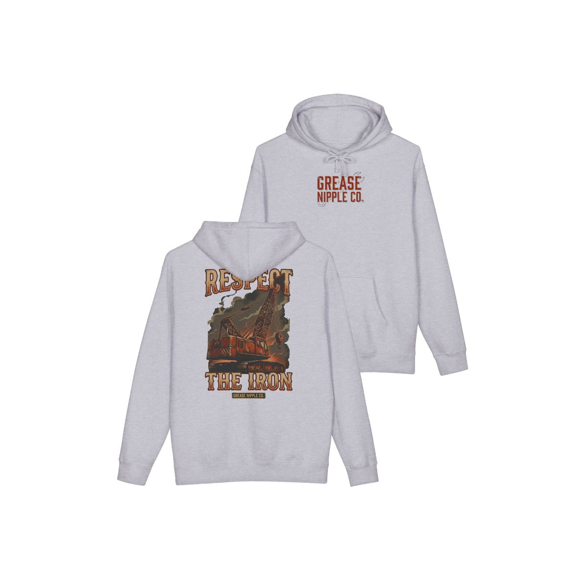 GNCO (RESPECT THE IRON) - Heavyweight Hooded Sweatshirt